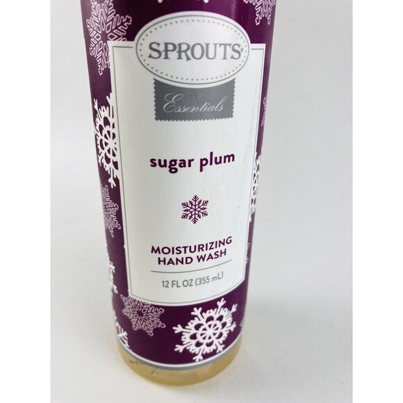 Sprouts Essentials Sugar Plum Hand Wash Soap Vegan Gluten Free Moisturizing 88% - Picture 2 of 7